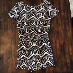 Navy and white j. Crew Romper size 2